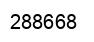 Number 288668 black image