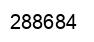 Number 288684 black image