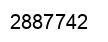 Number 2887742 black image