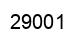 Number 29001 black image