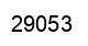 Número 29053 imagen negro