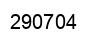 Number 290704 black image