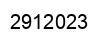 Number 2912023 black image