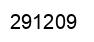 Number 291209 black image