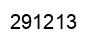 Number 291213 black image