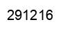 Number 291216 black image