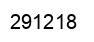 Number 291218 black image
