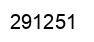Number 291251 black image