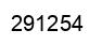 Number 291254 black image