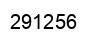Number 291256 black image