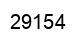 Number 29154 black image