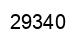 Number 29340 black image