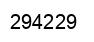 Number 294229 black image