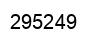 Number 295249 black image