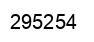 Number 295254 black image