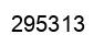 Number 295313 black image