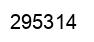 Number 295314 black image
