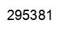 Número 295381 imagen negro