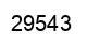 Número 29543 imagen negro