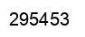 Number 295453 black image