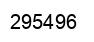 Number 295496 black image