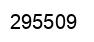 Number 295509 black image