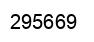 Number 295669 black image