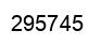 Number 295745 black image