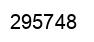 Number 295748 black image