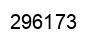 Number 296173 black image
