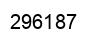 Number 296187 black image