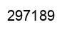 Number 297189 black image