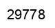 Number 29778 black image