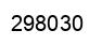 Number 298030 black image