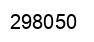 Number 298050 black image