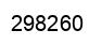 Number 298260 black image