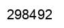 Number 298492 black image