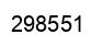 Number 298551 black image