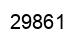 Number 29861 black image