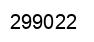Número 299022 imagen negro