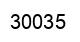 Number 30035 black image