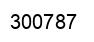 Number 300787 black image