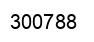 Number 300788 black image
