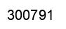 Number 300791 black image