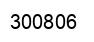 Number 300806 black image
