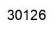 Number 30126 black image