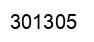 Number 301305 black image