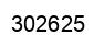 Number 302625 black image