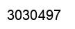 Number 3030497 black image