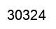 Number 30324 black image